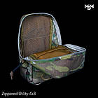 Утилітарний карго підсумок Zippered utility pouch 4x3 Multicam Original, фото 3