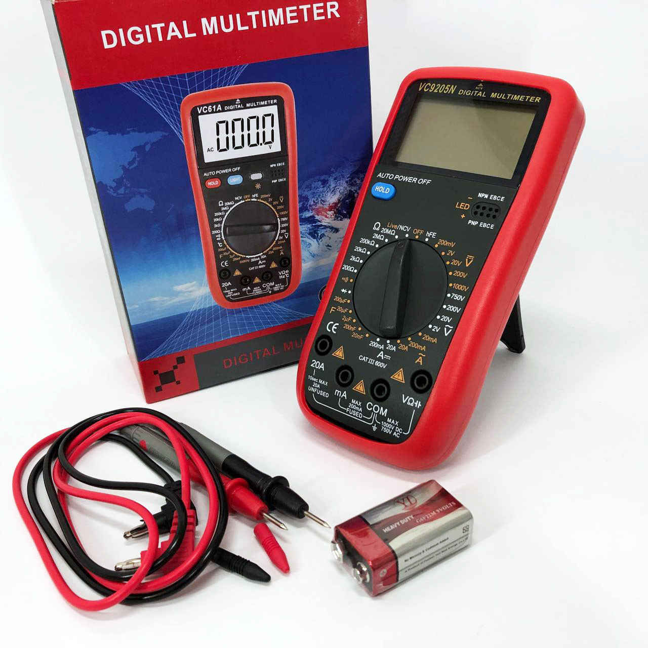 Професійний тестер мультиметр цифровий, Мультиметр для перевірки електроприладів, Точний тестер напруги CK-96, фото 1