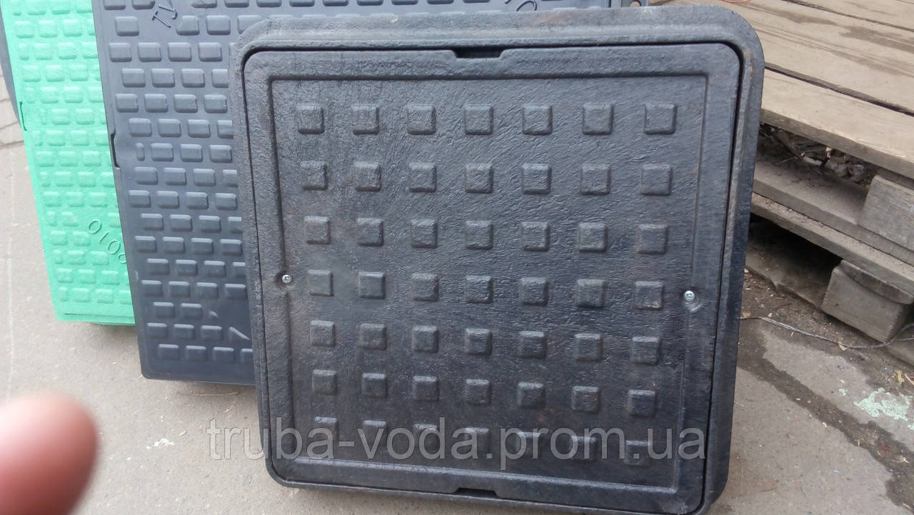 Купить Люк квадратный пластиковый 500х500 канализационный, цена 375 ...