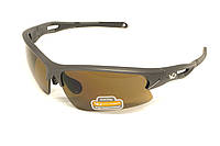 Очки защитные Venture Gear MontEagle GunMetal (bronze) Anti-Fog, коричневые в оправе "тёмный металлик"