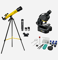 Мікроскоп National Geographic Junior 40x-640x + Телескоп 50/600 (9118300) Купи уже сегодня!