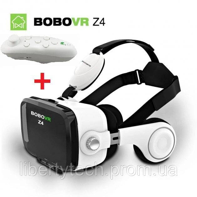 3D окуляри віртуальної реальності VR BOX Z4 BOBOVR Original з пультом JK-902 та навушниками