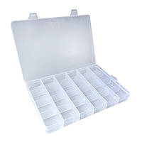 Органайзер на 24 осередків пластиковий для рукоділля та шиття 19х13х2