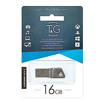 Флеш память TG USB 2.0 16GB Metal 114 Steel EM, код: 7698356
