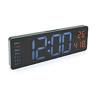 Настінний годинник CLC-1205, з календарем та термометром, White, Box