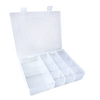 Органайзер на 14 осередків з нумерацією для рукоділля та шиття 21х17х4 см