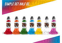 Набір фарб World Famous Ink - Simple Color 7 set 15 ml