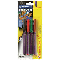 Набор маркеров Centropen TATTOO 1 мм, set*4colors 2880 l