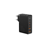 Мережевий зарядний пристрій Baseus GaN2 Pro 3 порта, USB*2 + Type-C*2 100W Чорний (CCGAN2P-L01)