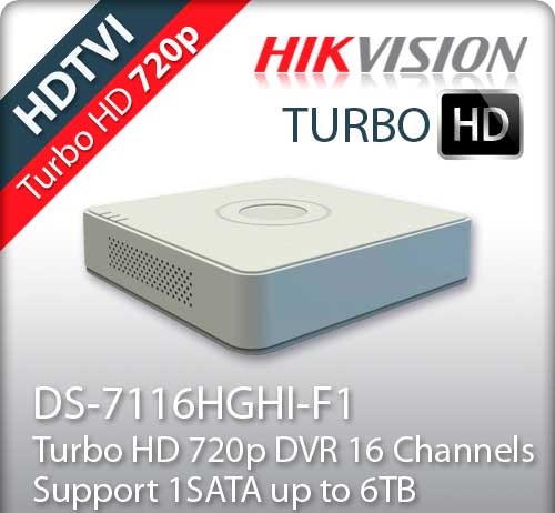 Turbo HD відеореєстратор DS-7116HGHI-F1