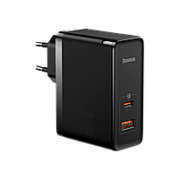 Мережевий зарядний пристрій Baseus GaN5 Pro 2 порта, USB + Type-C 100W Черный (CCGP090201)