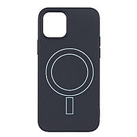Чехол TPU Aneu with Magsafe для iPhone 12 Pro Max Мятая упаковка Цвет Light Blue o