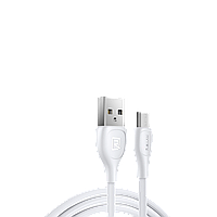 Кабель Remax Lesu Pro USB 2.0 to microUSB 2.1A 1M Белый (RC-160m-w)