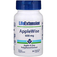 Антиоксидант Life Extension AppleWise Polyphenol Extract 600 mg 30 Veg Caps GT, код: 8325161