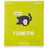 Тетрадь Kite предметная Cat 48 листов, клетка, геометрия K23-240-19 d