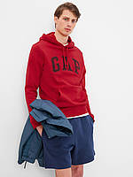 Худі Gap Logo Fleece Hoodie, crimson red Size XL