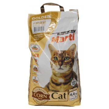Наповнювач кукурудзяний для котячих лотків Super Marti , без аромату 7 л
