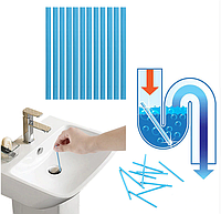 10 наборов палочек для устранения засоров в трубах Sani Sticks e