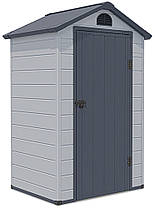 Сарай для інструментів Vermont 134x104 см Hardmaister 003464 Light Grey, фото 5