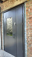Качественные металлические двери со стеклопакетом от производителя/Железные двери для офисов,магазинов,складов