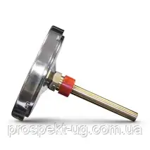 Термометр 0-120° G1/2" біметалевий L=100мм кл2.5 ТВ63 з осьовим штуцером 63мм