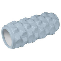 Ролик для йоги шипи синій 33х14см