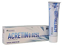 Acretin (Tretinoin) 0.025% Крем для оздоровления, омоложения и сияния кожи