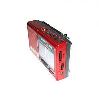 Портативная колонка радио MP3 USB Golon RX 6622, красная e