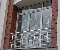 Балконна огорожа з алюмінію