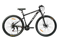 Спортивный велосипед для взрослых на рост 172-180 см 29 дюймов Corso Alpha Черный