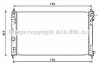 Радиатор охлаждения двигателя, арт.: CRA2121, Пр-во: AVA