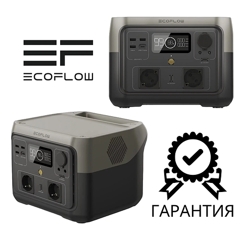 Портативна зарядна станція EcoFlow RIVER 2 Max для дому, розетка європейська