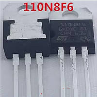 Транзистор MOSFET STP110N8F6 110N8F6, N-CH 80В 100А [TO-220]