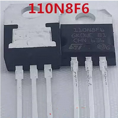 Транзистор MOSFET STP110N8F6 110N8F6,  N-CH 80В 100А [TO-220], фото 1
