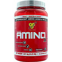 Аминокислота BCAA для спорта BSN Amino X 1010 g 70 servings Fruit Punch SN, код: 7517558