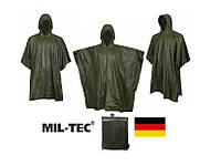 Дощовик Mil-Tec олива Німеччина, Військовий дощовик ЗСУ, Пончо від дощу.