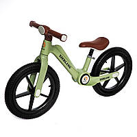 Двоколісний дитячий складаний біговел "Xierlang 1288/12" колеса 12 дюймів і регулюючим сидінням (3+) Зелений