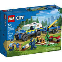Конструктор LEGO City Мобильная площадка для дрессировки полицейских собак 197 деталей (60369) ASP