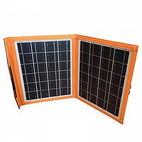 Сонячна панель трансформер акумулятор від сонця Solar Panel на 1 USB GDTimes GD-ZD0610 10Вт