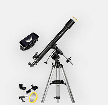 Телескоп рефракторний Bresser Німеччина Lyra 70/900 EQ carbon