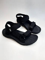 Босоніжки для хлопчика Restime 22222 black чорні р.39-41
