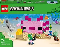 Конструктор LEGO Minecraft Дім-Аксолотль 242 деталі