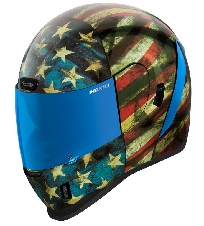 Мотошолом Icon Airform Old Glory, фото 1