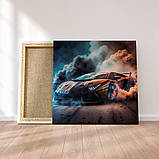 Картина на полотні "Lamborghini у клубах диму", фото 3