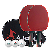 Набір для настільного тенісу JOOLA Match Duo Set TT-SET 2 ракетки + 3 м'ячі