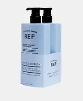 Набор для увлажнение волос шампунь + кондиционер 600 мл / REF Duo Intense Hydrate
