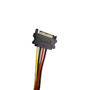 Перехідник живлення SATA - IDE, 18AWG, 20см, фото 2