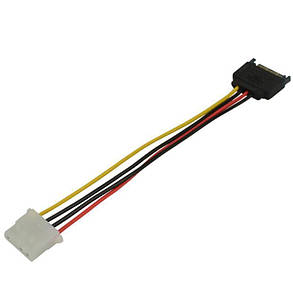 Перехідник живлення SATA - IDE, 18AWG, 20см, фото 3