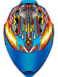 Мотошолом  Icon Airflite Flyboy blue, фото 3