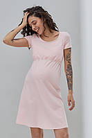 Ночная сорочка для беременных и кормящих из хлопка, размеры S, M, L, ХL